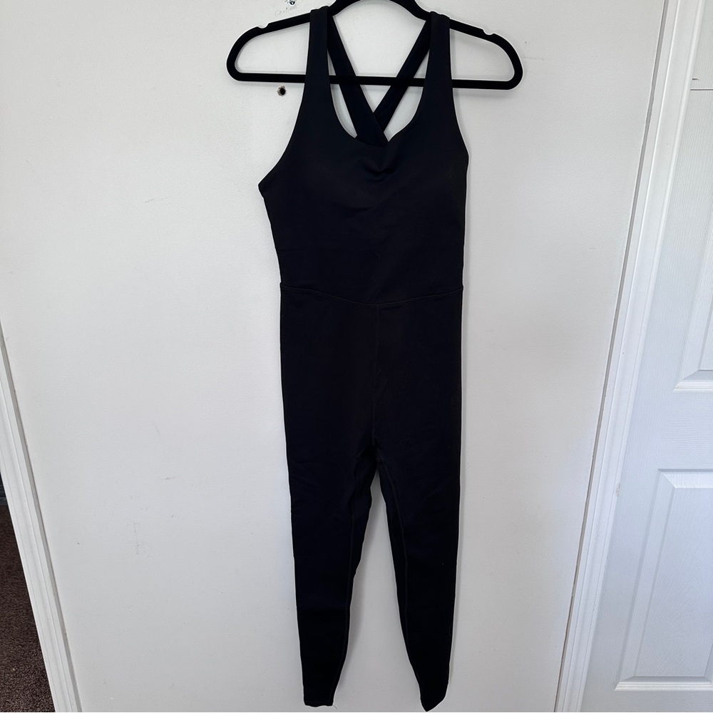 Black Fabletics Define Jumpsuit NWT